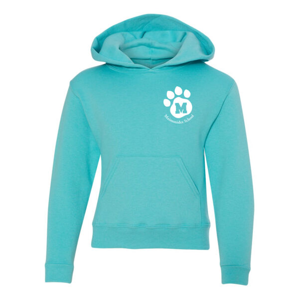 JERZEES - NuBlend® Youth Hooded Sweatshirt - Printed Logo ** Add Name for $5! ** Thumbnail