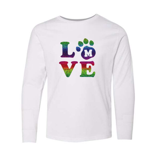 LAT Youth Fine Jersey Long Sleeve Tee - Vinyl Transfer Logo Thumbnail